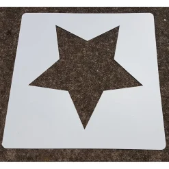 Social Distancing Playground Footprint Stencils 10pk