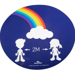 Social Distancing Round Floor Stickers