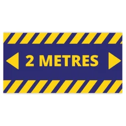Social Distancing Round Floor Stickers
