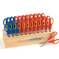 Soft Handled Grip It Scissors With Storage 32pk