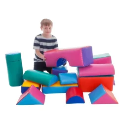 Soft Play Childrens Construction Kit 14pk