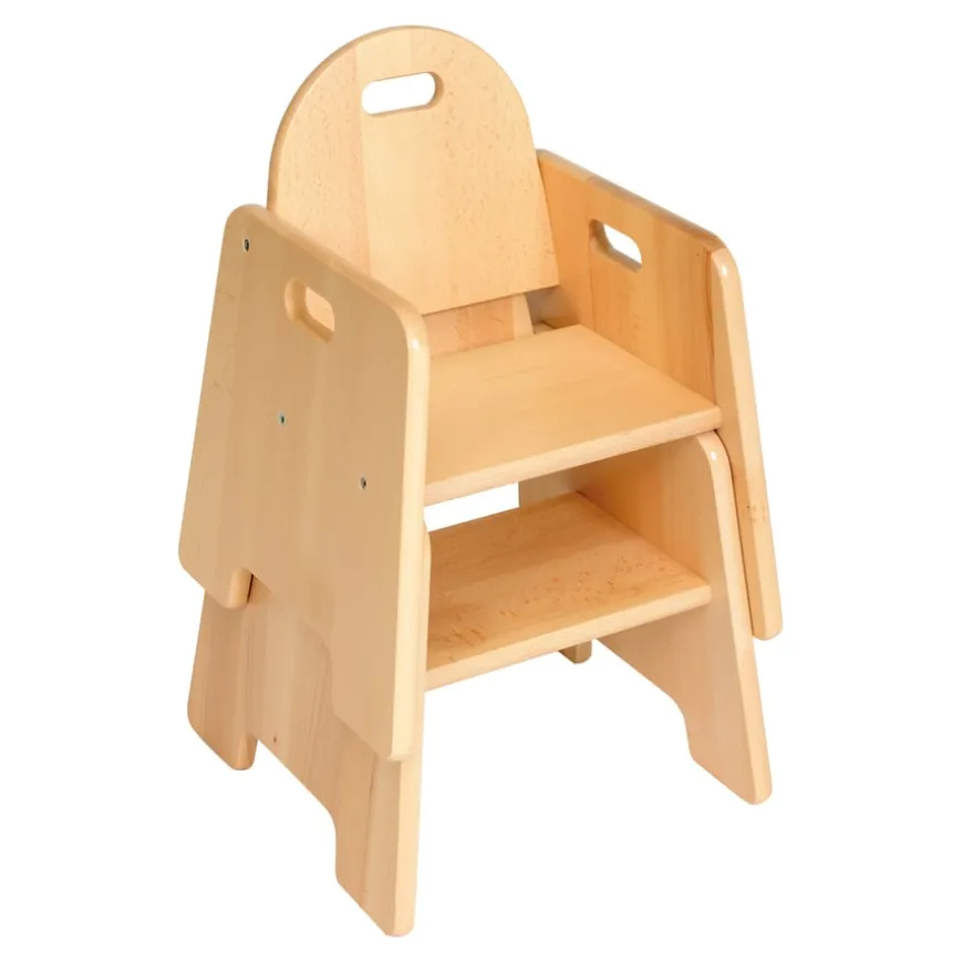 Solid Beech Infant Chairs Seat height 200mm 2pk