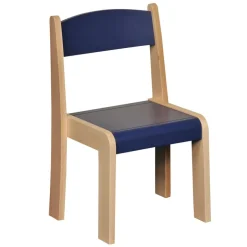 Solid Beech Stackable Chairs 4pk