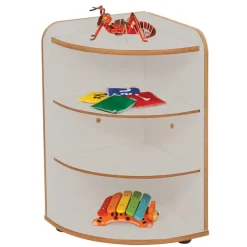 Solway Early Years 3 Shelf Corner Storage Unit