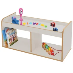 Solway Mirror Top Open Sided Unit Grey