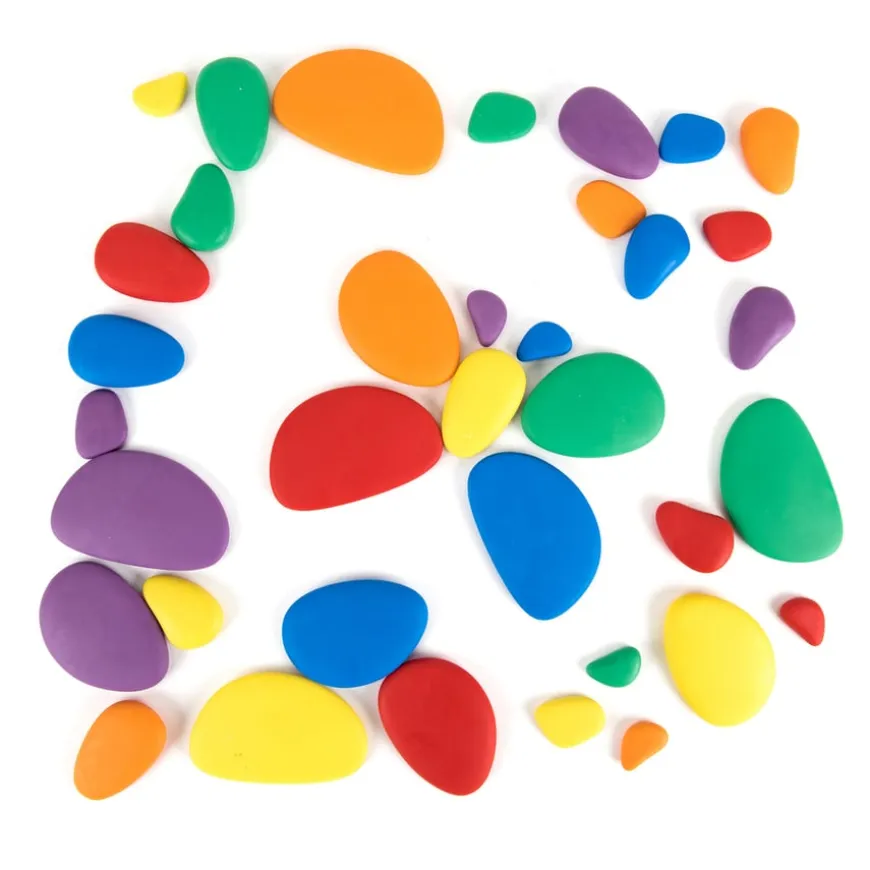 Sort and Pattern Rainbow Pebbles