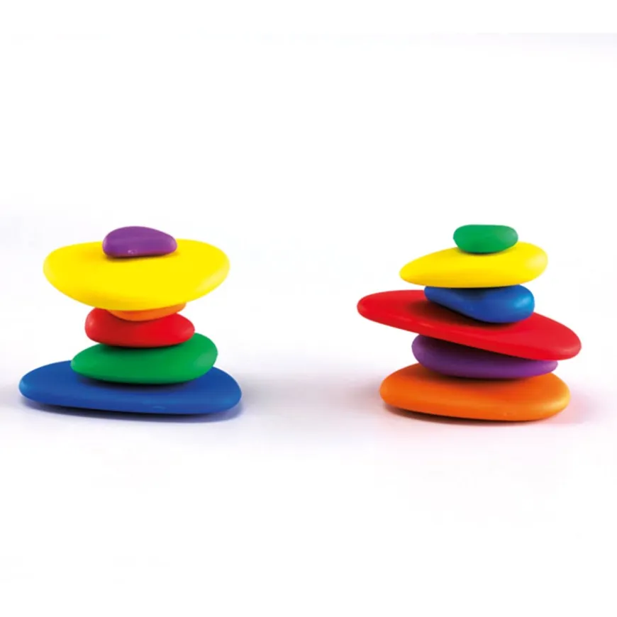Sort and Pattern Rainbow Pebbles