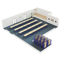 Spaceright 16 Seater Rectangular Folding Tables