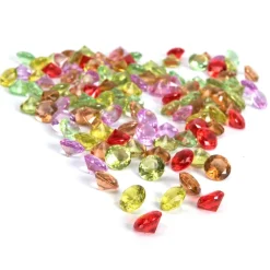 Sparkling Diamond Counters Assorted Colours 100pk