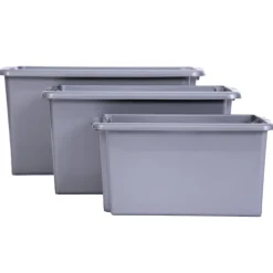Stack and Store Plastic Storage Boxes