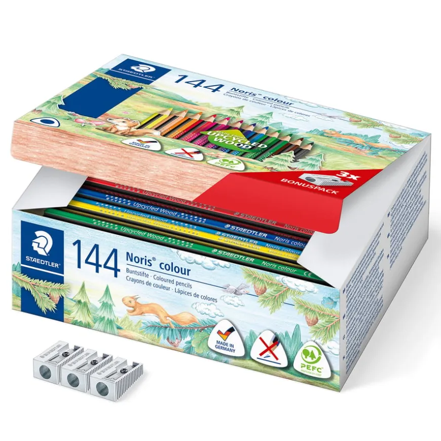 STAEDTLER Noris Triangular Colouring Pencils Assorted