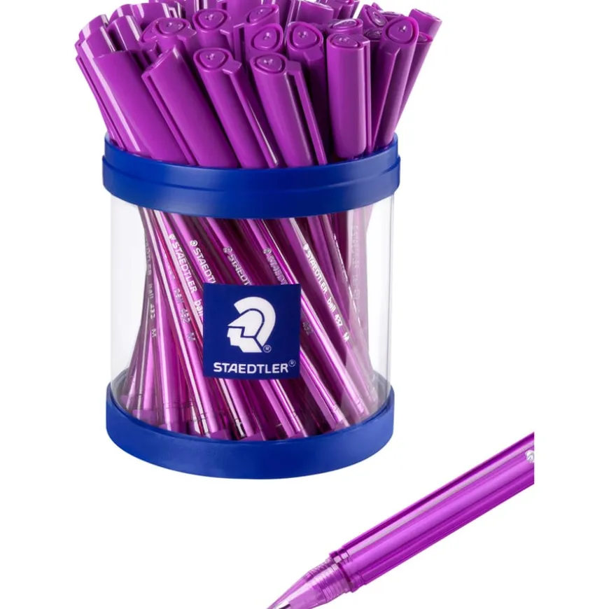 STAEDTLER Purple Ballpoint Pens 40pk