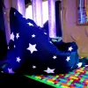 Star Print Kids Giant Bean Bag Chair