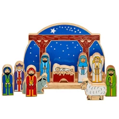 Starry Night Nativity Set with 10 Characters