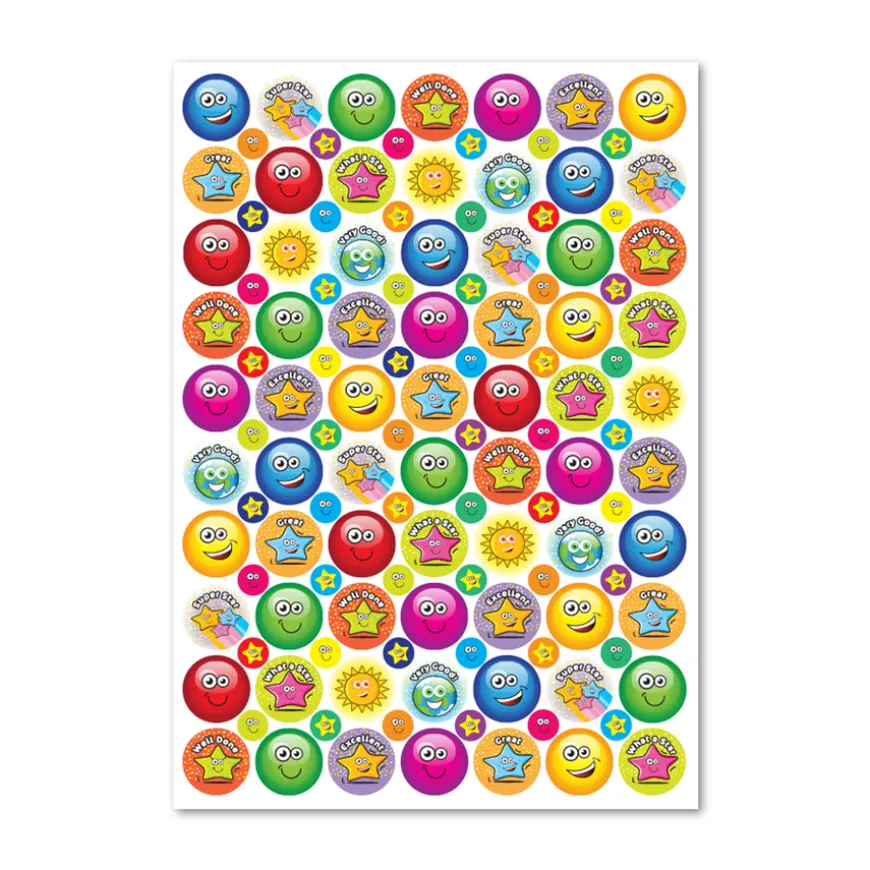Stars and Smiles Praise Stickers Bulk Pack 3720pk