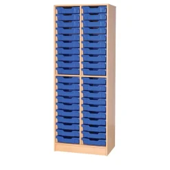 Static Double Tray Storage Unit 40 Trays