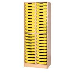 Static Double Tray Storage Unit 40 Trays