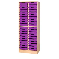 Static Double Tray Storage Unit 40 Trays
