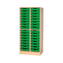Static Double Tray Storage Unit 32 Trays