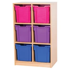 Static 6 Jumbo Tray Storage Unit