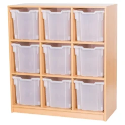 Static 9 Jumbo Tray Storage Unit