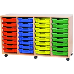 Static 32 Tray 4 Column Storage