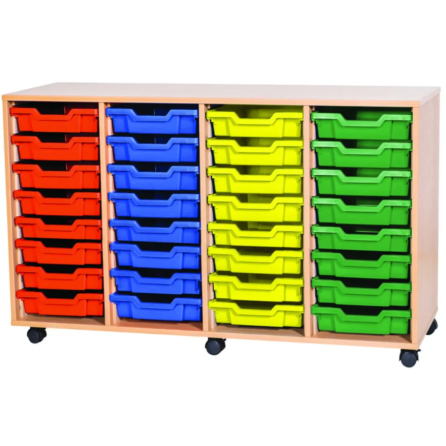 Static 32 Tray 4 Column Storage