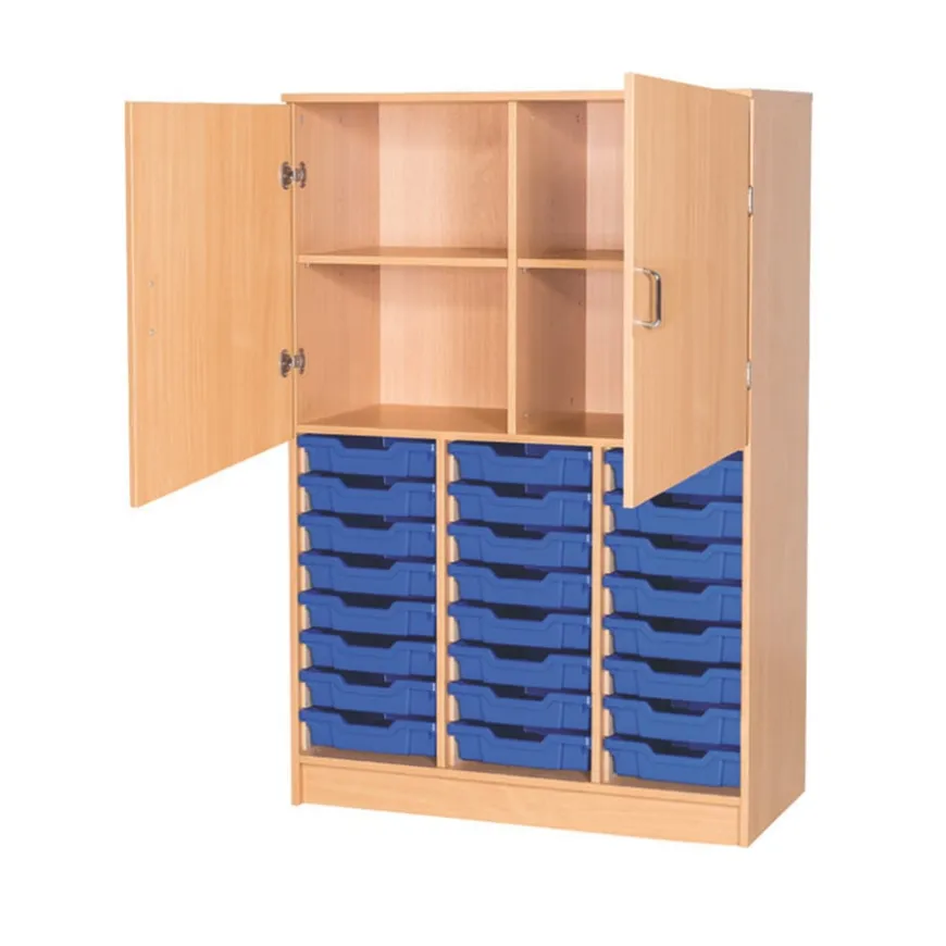Static Triple Tray Cupboard 24 Trays