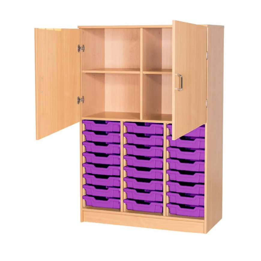 Static Triple Tray Cupboard 24 Trays
