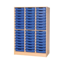 Static Triple Tray Storage Unit 48 Trays
