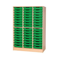 Static Triple Tray Storage Unit 48 Trays