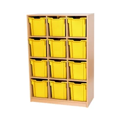 Static Triple Tray Storage Unit 12 Jumbo