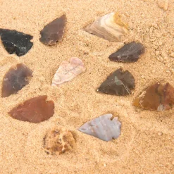 Stone Age Flint Arrowheads 30pk