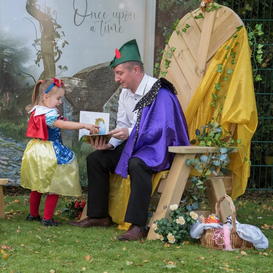 Storytellers' Outdoor Wooden Chair