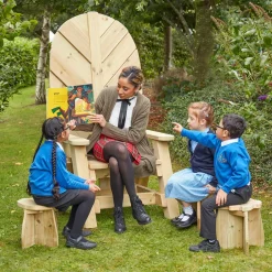 Storytellers' Wooden Stools 6pk
