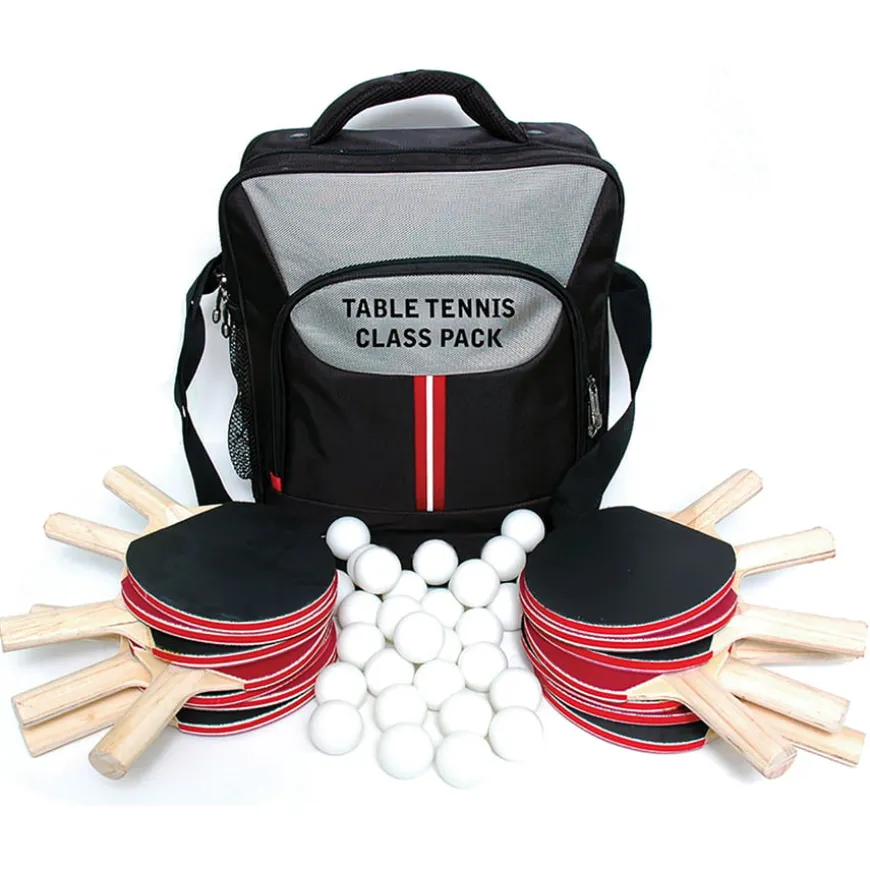 Table Tennis Class Pack Bats Balls and Carry Bag