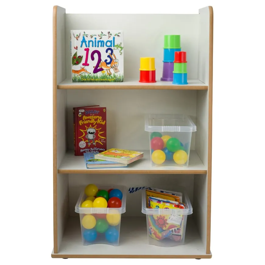 Tall Compact Shelf Unit Grey