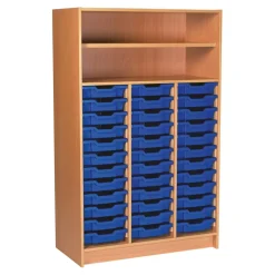 Tall Tray Storage For 36 Shallow Trays Shelves