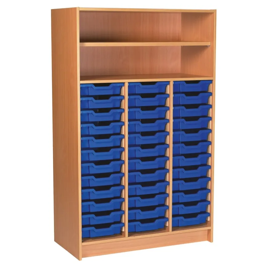 Tall Tray Storage For 36 Shallow Trays Shelves