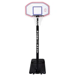 Telescopic Portable Basketball Hoop w/ Backboard & Padding