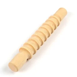 Textured Wooden Rolling Pin Set 4pk