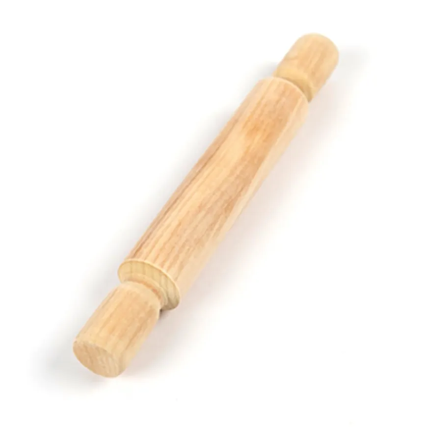Textured Wooden Rolling Pin Set 4pk