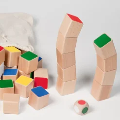 Tilted Stacking Wooden Blocks 40pcs