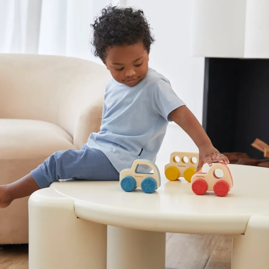 Timber Trail Wooden Vehicles Set 3pk