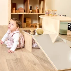 Toddler Mirrored Collection Slope Unit
