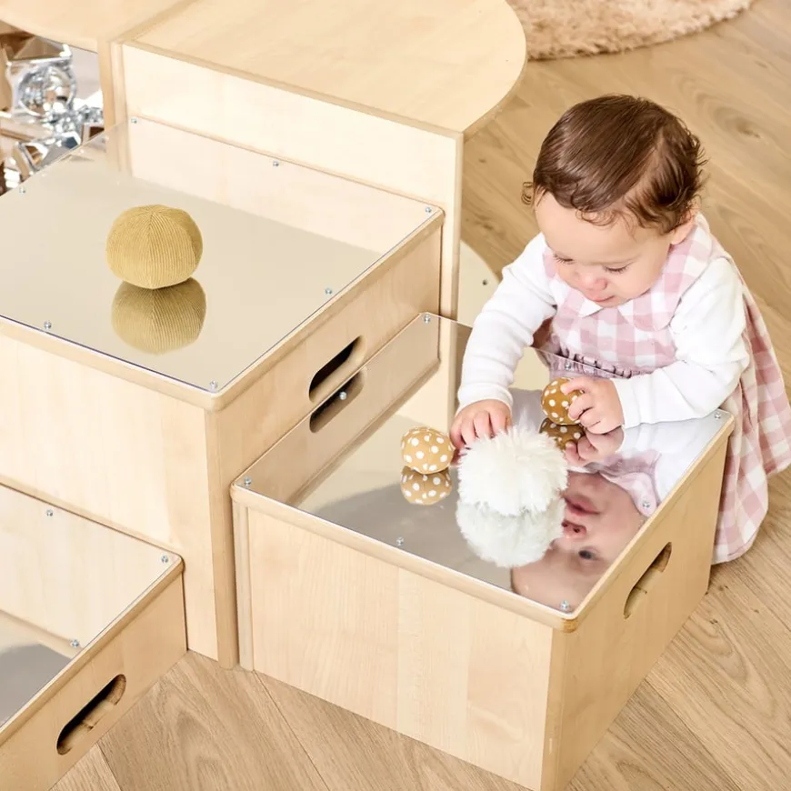 Toddler Mirrored Collection Nesting Units 3pc