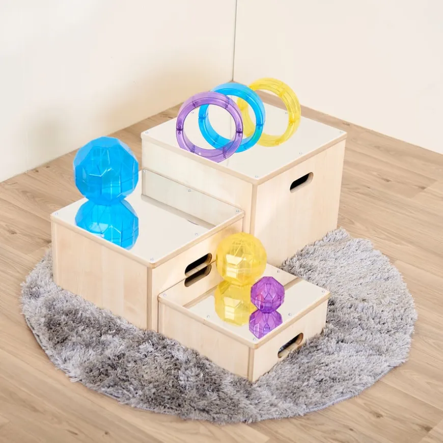 Toddler Mirrored Collection Nesting Units 3pc