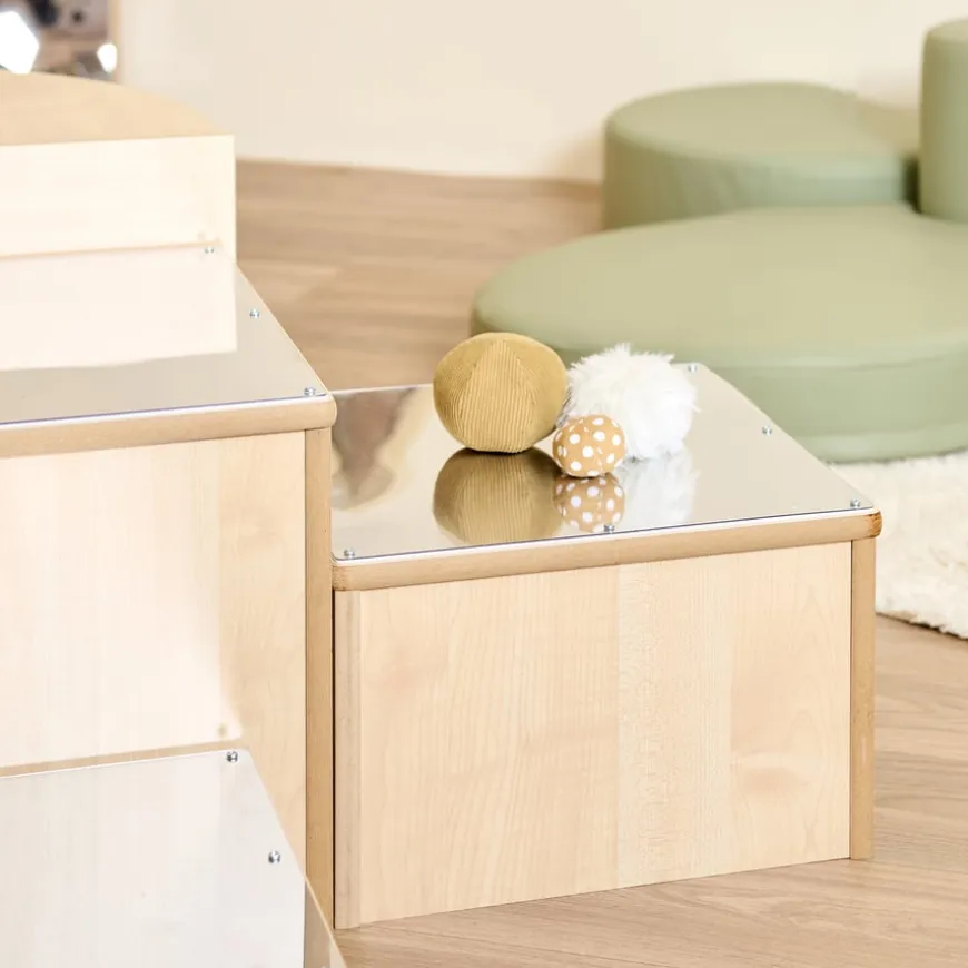 Toddler Mirrored Collection Nesting Units 3pc