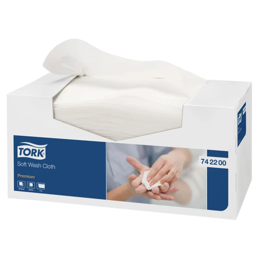 TORK® Soft Wash Cloths 135pk