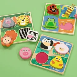 Touch and Feel Texture Jigsaw Puzzles 3pk